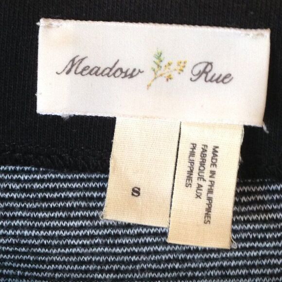 Anthropologie | Meadow Rue Gray and Black Boho Dress with Square Pockets Small - Picture 6 of 6